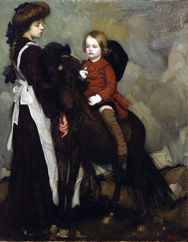 Equestrian Portrait of a Boy